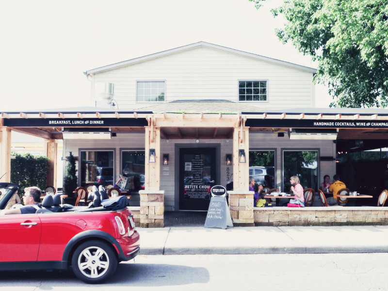 sunny day front view